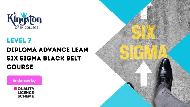 Level 7 Diploma Advance Lean Six Sigma Black Belt Course  - QLS Endorsed