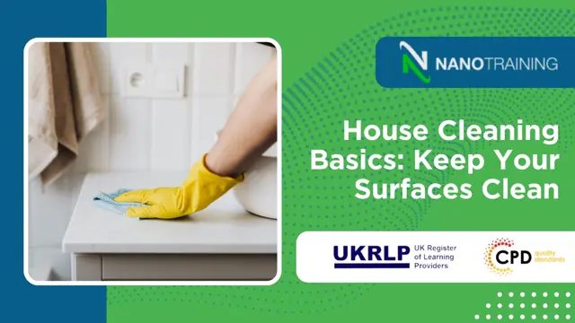 House Cleaning Basics: Keep Your Surfaces Clean 
