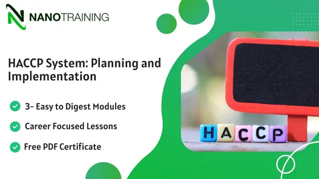 HACCP System: Planning and Implementation
