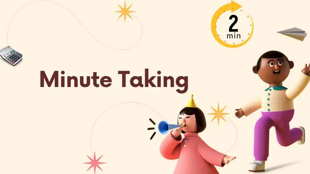 Minute Taking - Level 3 CPD Certified Course