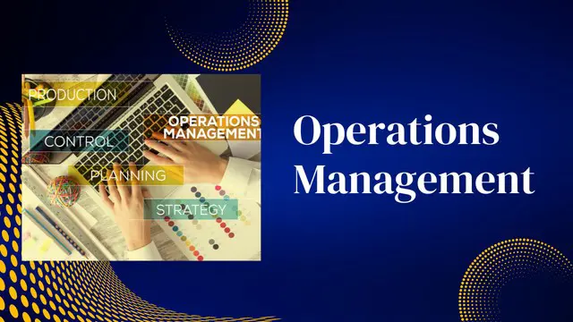 Operations Management - CPD Certified