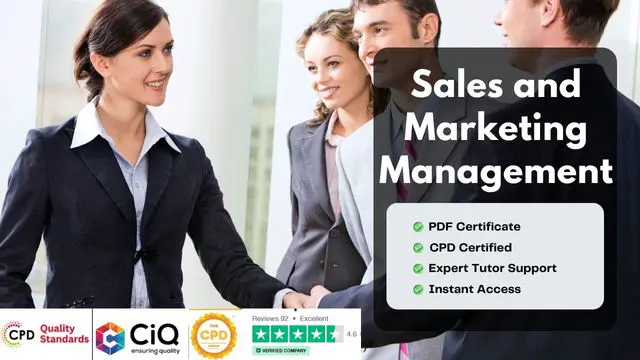 Sales and Marketing Management - CPD Certified Diploma