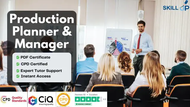 Production Planner and Manager - CPD Certified Training