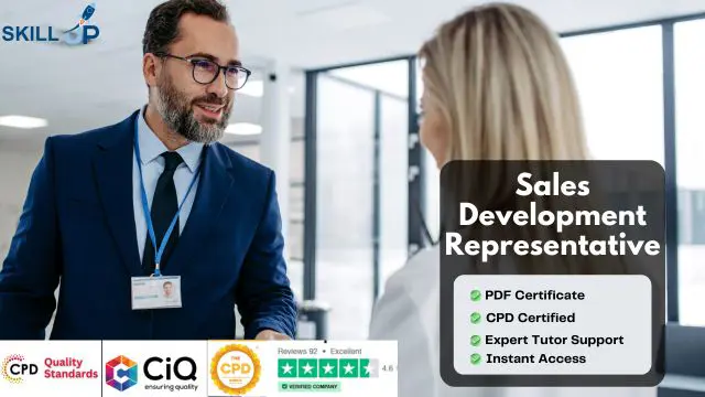 Sales Development Representative Training (Online) - CPD Certified