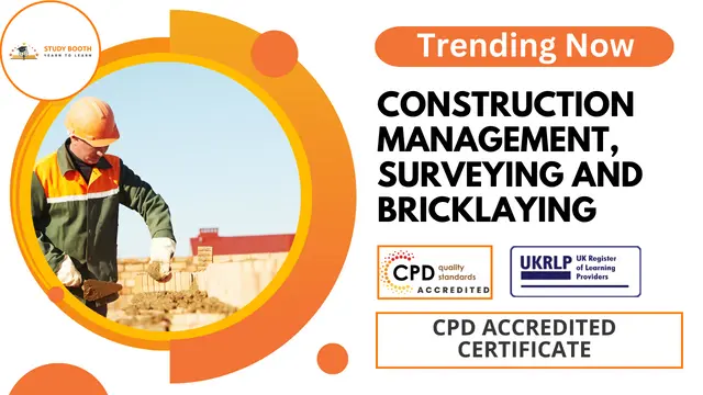 Construction Management, Surveying and Bricklaying (33-in-1 Bundle)