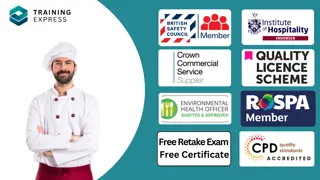 Level 1, 2 & 3 Diploma in Food Hygiene and Safety for Catering with HACCP & Food Allergen
