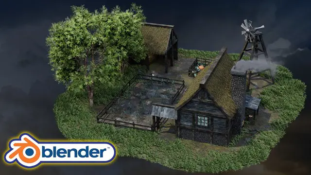 Blender 3 The Ultimate Medieval Scene Course