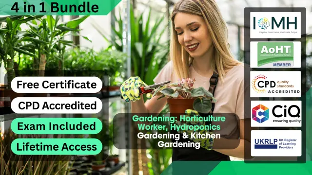 Gardening: Horticulture Worker, Hydroponics Gardening & Kitchen Gardening