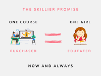 Upskill, Get Certified. Support Girls' Education. 
