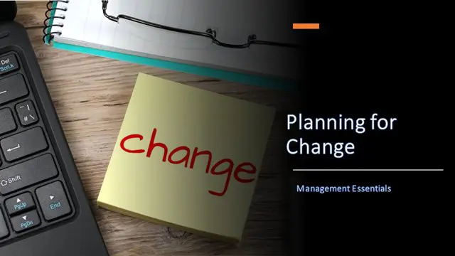 Planning for Business Change - In House