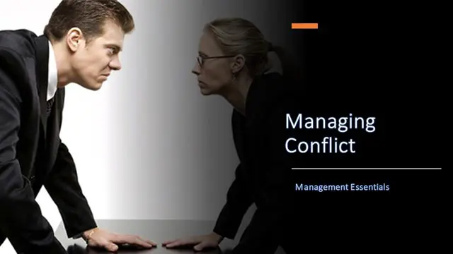 Managing Conflict - In House