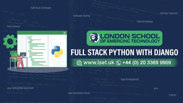 Full Stack Python with Django - Instructor-Led Online Live