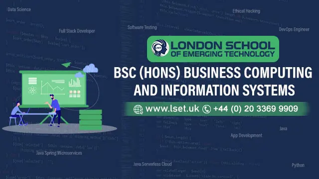 BSc (Hons) Business Computing and Information Systems - part-time