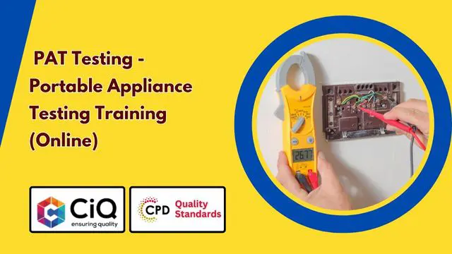  PAT Testing - Portable Appliance Testing Training (Online)