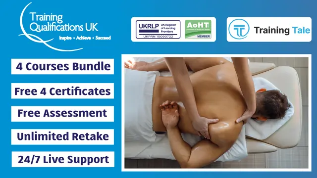Sports Massage Therapy:  Sports First Aid, Sports Psychology & Sports Nutrition Level 3