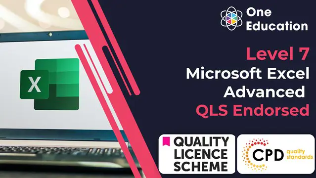 Microsoft Excel Advanced at QLS  Level 7