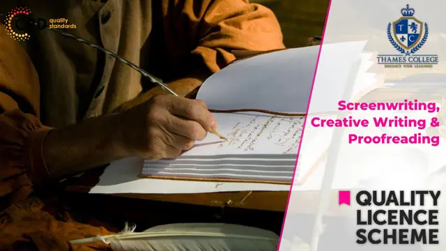 Screenwriting, Creative Writing and Proofreading - 3 QLS Course