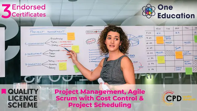 Project Management, Agile Scrum with Cost Control & Project Scheduling