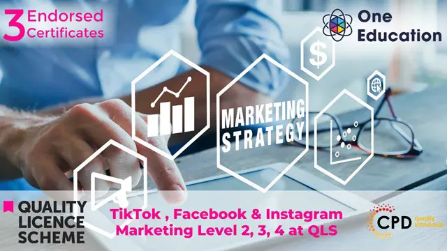 TikTok , Facebook & Instagram Marketing Level 2, 3, 4 at QLS