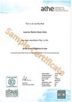 Sample Certificate 1