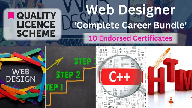 Web Design & Development using C++, PHP, MySQL, Python - QLS Endorsed Complete Bundle
