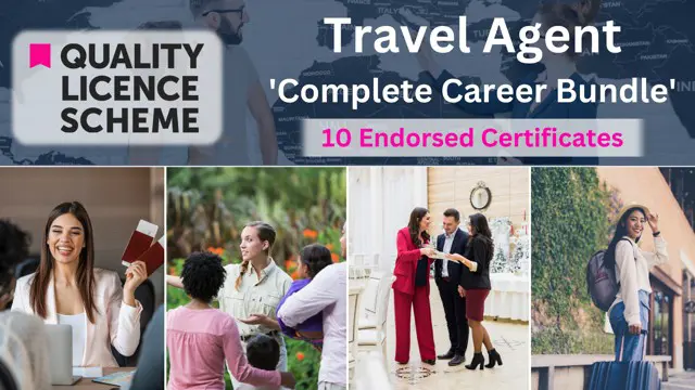 Travel Agent & Tourism with Event Planning & Hospitality  - QLS Endorsed Career Bundle