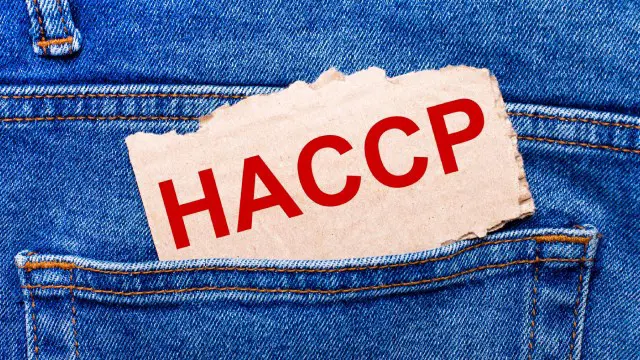HACCP - Hazard Analysis Critical Control Point Level 1