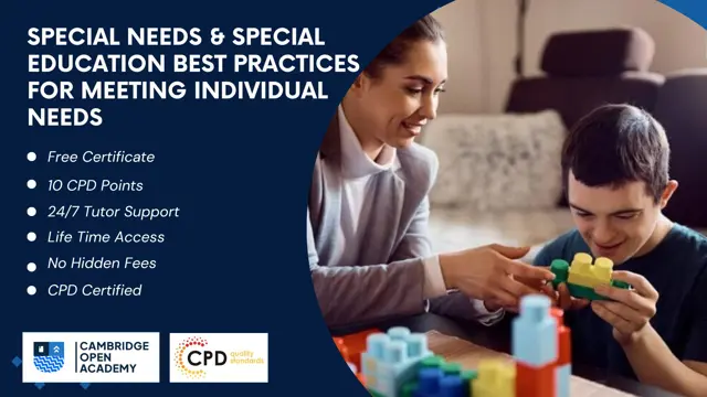 Special Needs and Special Education: Best Practices for Meeting Individual Needs