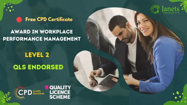 Award in Workplace Performance Management at QLS Level 2
