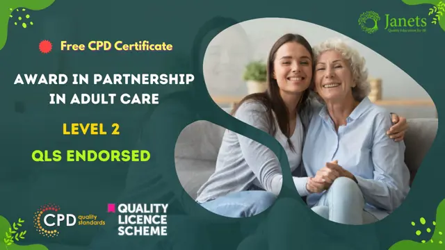 Award in Partnership in Adult Care at QLS Level 2