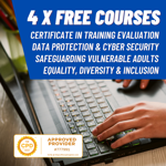 4 x free CPD accredited courses included