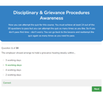 Disciplinaries and Grievance Procedures Training Slide