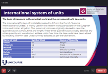 Engineering Principles - International System of Units