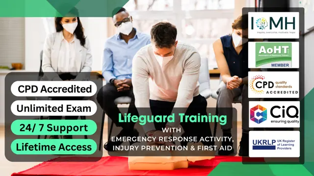 Lifeguard Training with Emergency Response Activity, Injury Prevention & First Aid