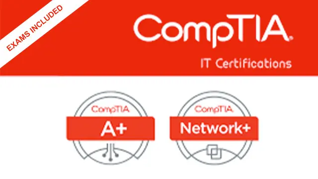 CompTIA Bundle: CompTIA A+ and CompTIA Network+ (Exams included)