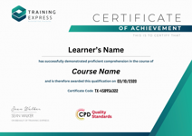 CPD Sample Certificate