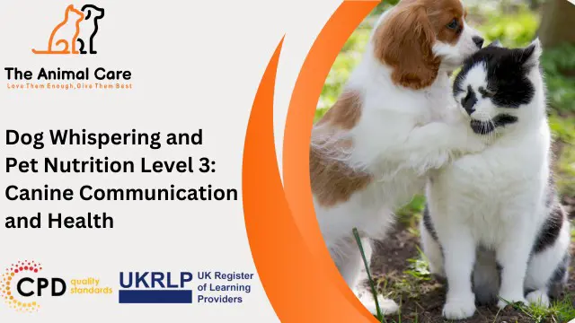 Dog Whispering and Pet Nutrition Level 3: Canine Communication and Health