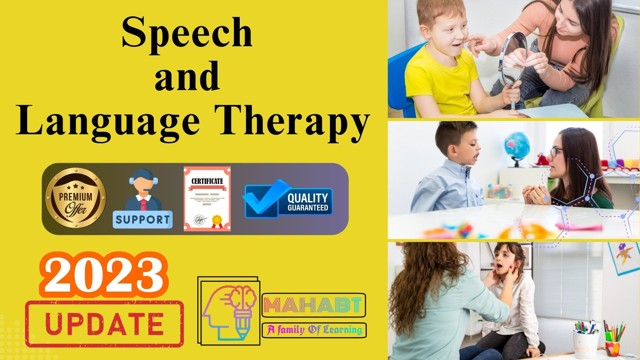 free online courses speech therapy