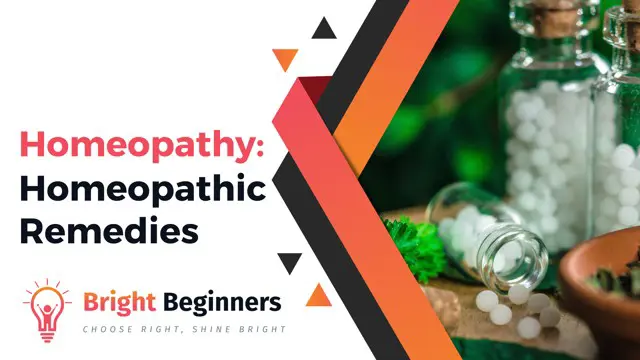 Homeopathy : Homeopathic Remedies