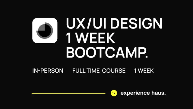 UX/UI Design (One Week Bootcamp)