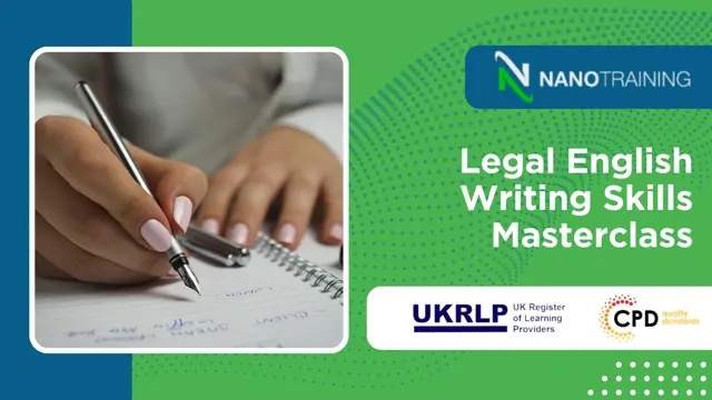 Legal English Writing Skills Masterclass