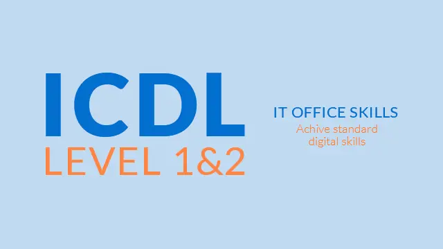 ICDL LEVEL 1 & 2 COURSE ONLINE TRAINING + MOS EXCEL BONUS