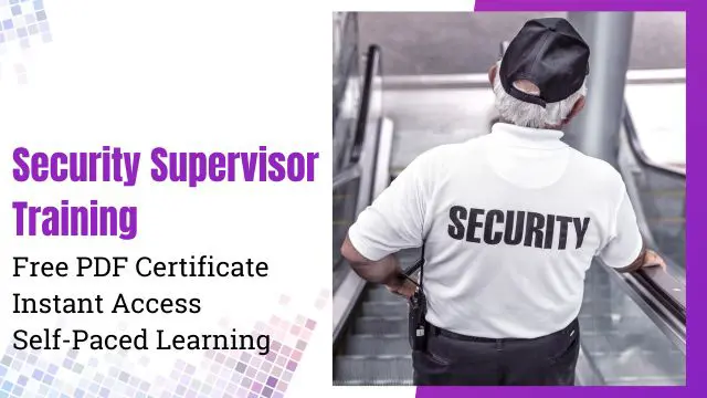 Security Supervisor Training