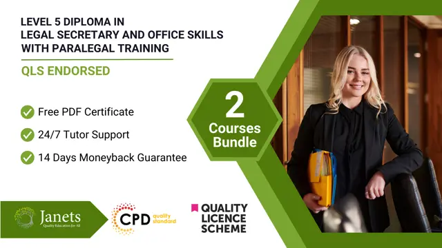 Diploma in Legal Secretary and Office Skills with Paralegal Training at QLS Level 5