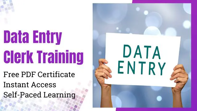 Data Entry Clerk Training