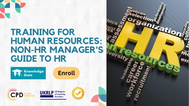 Training for Human Resources: Non-HR Manager's Guide to HR