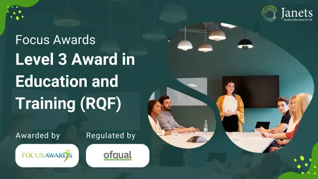 Focus Awards Level 3 Award in Education and Training (RQF)