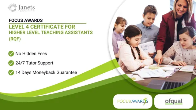HLTA Level 4 Certificate for Higher Level Teaching Assistants (RQF)