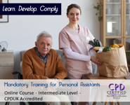 Mandatory Training for Personal Assistants - Online Training Courses - The Mandatory Training Group UK -