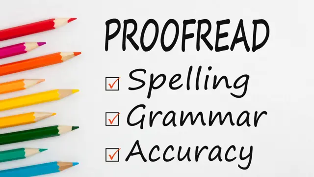 Level 3 Proofreading & Copy Editing